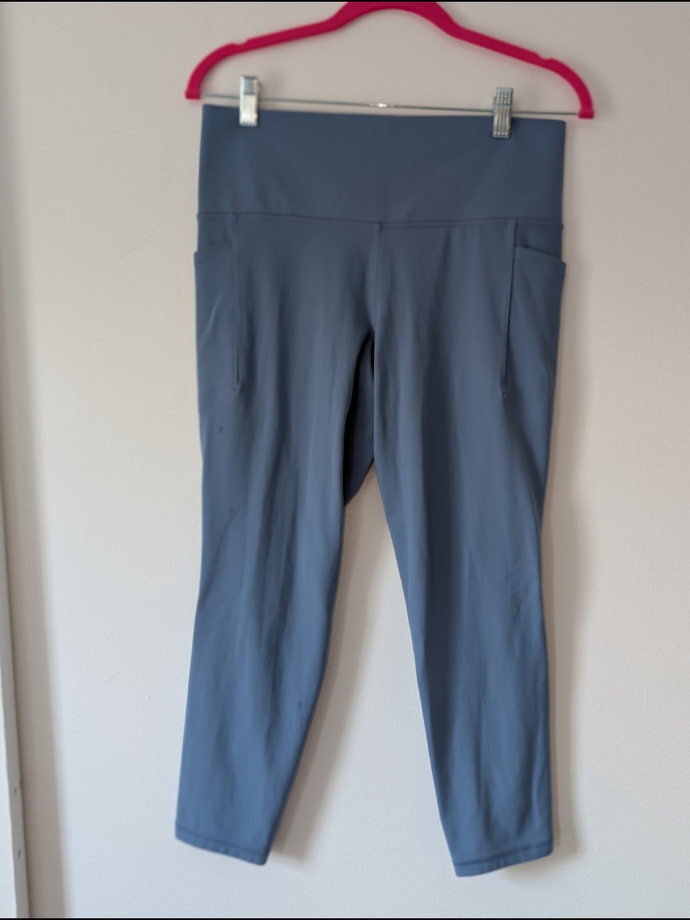 Athleta High-Waist Cropped Pocket Leggings - Slate Blue